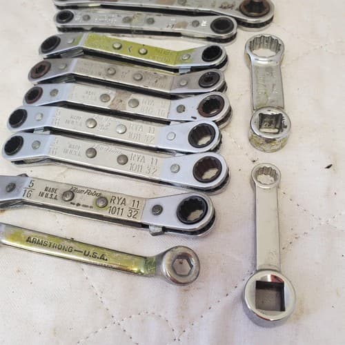 Lot of Assorted Various Offset Ratchet Box-End Wrench LOT 244 - Thumbnail 7