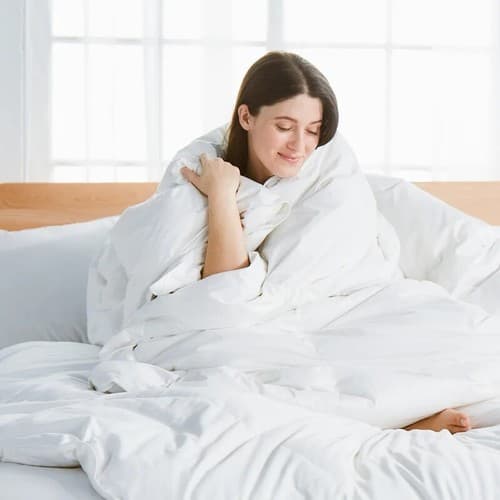 Avocado Down Duvet Insert King - Cal King Size Lightweight $399 - Image 1