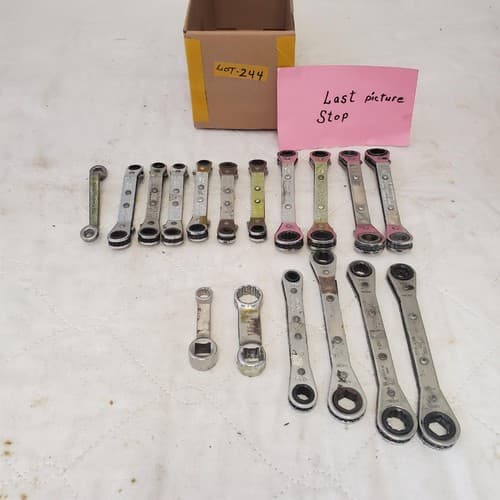 Lot of Assorted Various Offset Ratchet Box-End Wrench LOT 244 - Thumbnail 10