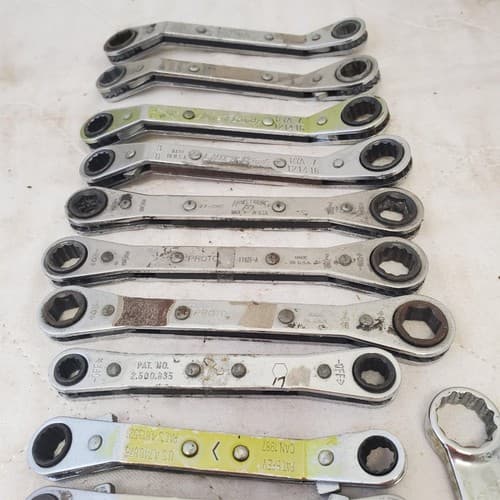 Lot of Assorted Various Offset Ratchet Box-End Wrench LOT 244 - Thumbnail 9