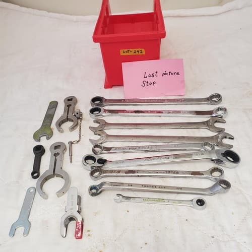 Lot of Assorted Various Offset Ratchet Box-End Wrench & Other Wrenches LOT 242 - Thumbnail 13