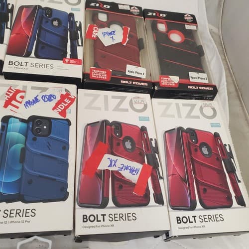 Lot of 16 Zizo Bolt Static EDG Phone Case Lot Mixed Models - Thumbnail 5