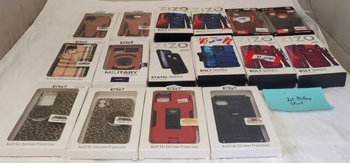 Lot of 16 Zizo Bolt Static EDG Phone Case Lot Mixed Models - Image 1