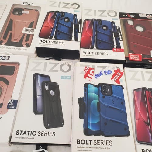 Lot of 16 Zizo Bolt Static EDG Phone Case Lot Mixed Models - Thumbnail 7