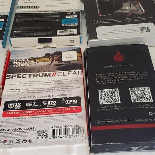 Lot of 14 Assorted Styles Smartphone Case Mixed Brands for iPhone Samsung Pixel - Thumbnail 5