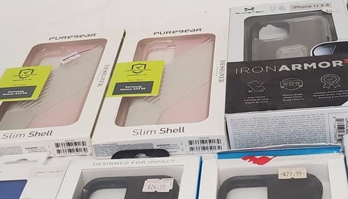 Lot of 14 Assorted Styles Smartphone Case Mixed Brands for iPhone Samsung Pixel - Thumbnail 12