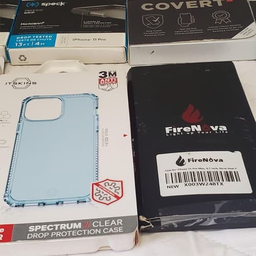 Lot of 14 Assorted Styles Smartphone Case Mixed Brands for iPhone Samsung Pixel - Thumbnail 15