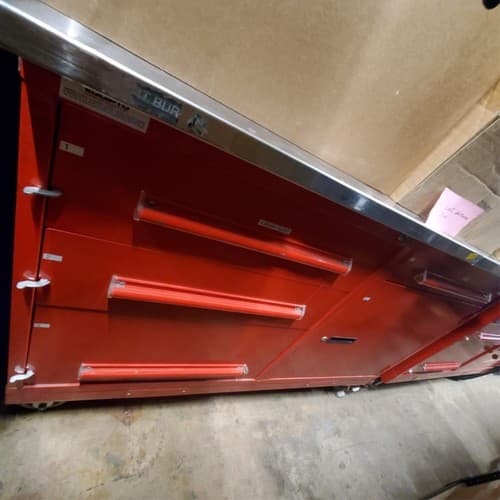 Equipto 5 Drawer Custom-Designed Red Modular Cabinet (13) - Thumbnail 7