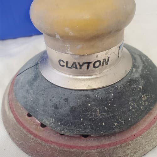 Clayton Pneumatic Jitterbug Random Orbit Air Palm Sander LOT-74 - Thumbnail 3
