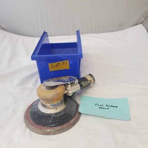 Clayton Pneumatic Jitterbug Random Orbit Air Palm Sander LOT-74 - Image 1