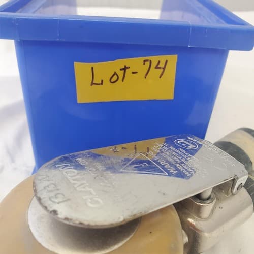 Clayton Pneumatic Jitterbug Random Orbit Air Palm Sander LOT-74 - Thumbnail 2