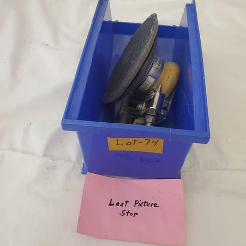 Clayton Pneumatic Jitterbug Random Orbit Air Palm Sander LOT-74 - Thumbnail 8