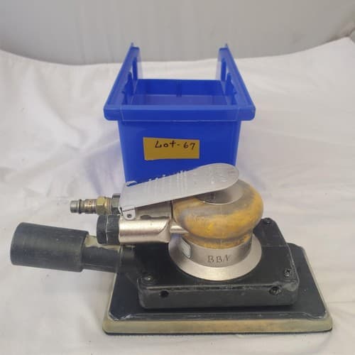 Clayton Pneumatic Jitterbug Random Orbit Air Palm Sander LOT-67 - Thumbnail 3