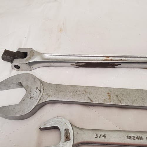 Lot of 3 Assorted Combination Wrench & Drive Flex Head Breaker Bar LOT-606 - Thumbnail 6