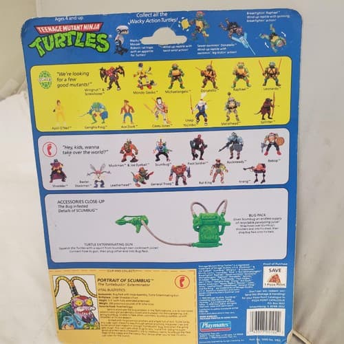 Playmates Teenage Mutant Ninja Turtles Scumbug Action Figure - Thumbnail 3
