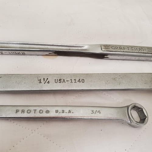 Lot of 3 Assorted Combination Wrench & Drive Flex Head Breaker Bar LOT-606 - Thumbnail 14