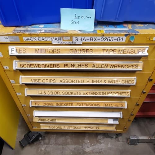 8 Drawer Single Bank Tool Box Cabinet (9) - Image 1