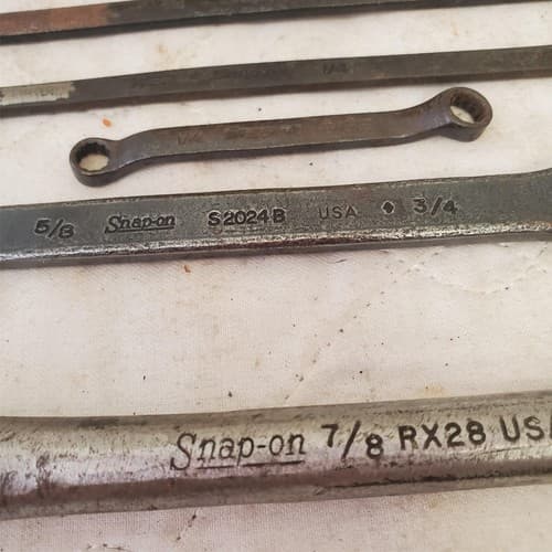 Lot of Snap-On Open End Wrench, Double Offset Box Wrench & other Wrench LOT 555 - Thumbnail 3