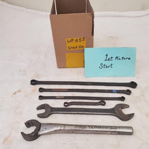 Lot of Snap-On Open End Wrench, Double Offset Box Wrench & other Wrench LOT 555 - Image 1