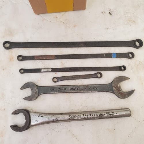 Lot of Snap-On Open End Wrench, Double Offset Box Wrench & other Wrench LOT 555 - Thumbnail 4