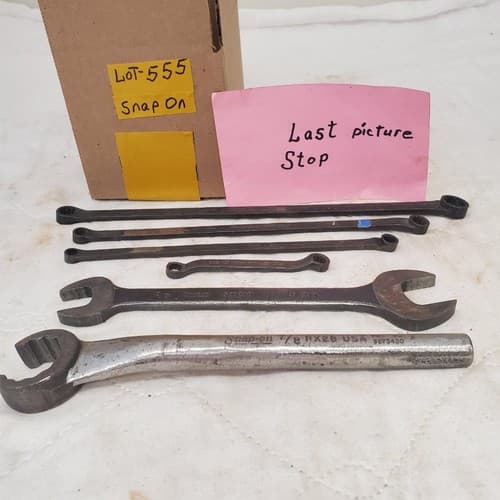 Lot of Snap-On Open End Wrench, Double Offset Box Wrench & other Wrench LOT 555 - Thumbnail 10