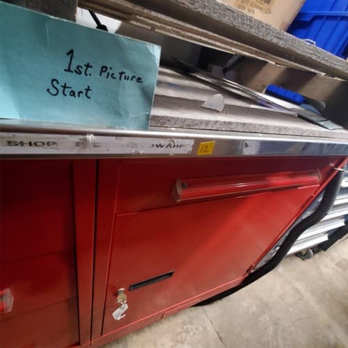 Equipto 5 Drawer Custom-Designed Red Modular Cabinet (12) - Image 1