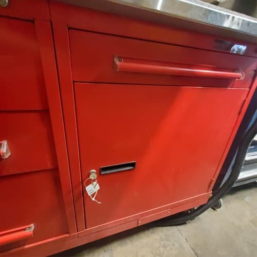 Equipto 5 Drawer Custom-Designed Red Modular Cabinet (12) - Thumbnail 5