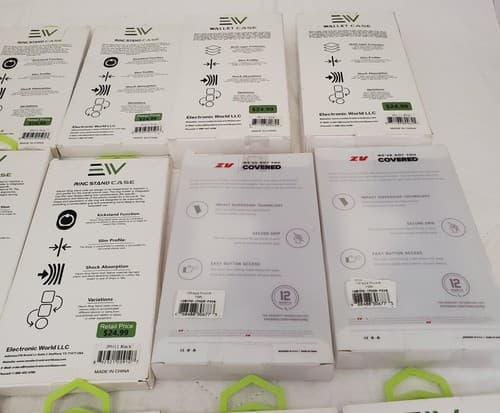 Lot15 EV Clear & Ring Stand Smartphone Cases Assorted Designs for iPhone/Android - Thumbnail 9