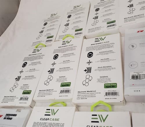 Lot15 EV Clear & Ring Stand Smartphone Cases Assorted Designs for iPhone/Android - Thumbnail 10