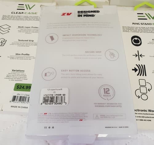 Lot15 EV Clear & Ring Stand Smartphone Cases Assorted Designs for iPhone/Android - Thumbnail 13