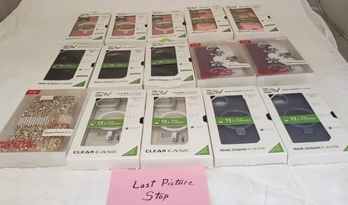 Lot15 EV Clear & Ring Stand Smartphone Cases Assorted Designs for iPhone/Android - Thumbnail 15