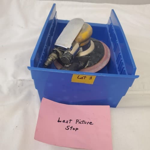 Clayton Pneumatic Jitterbug Random Orbit Air Palm Sander LOT-1 - Thumbnail 7