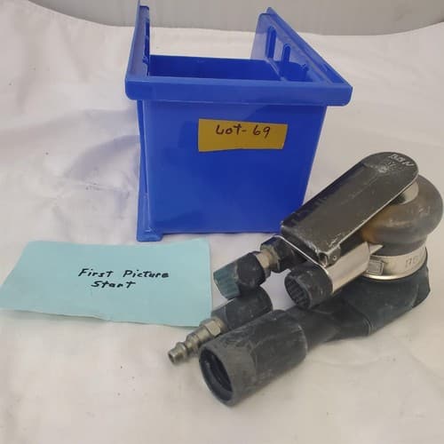 Clayton Pneumatic Jitterbug Random Orbit Air Palm Sander LOT-69 - Image 1