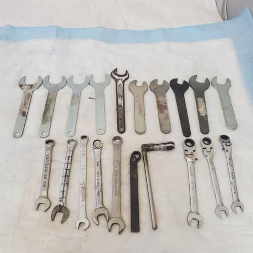 Lot of 20 Assorted Various Size Wrenches Tools LOT 356 - Thumbnail 3