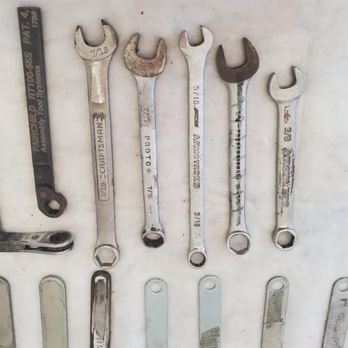 Lot of 20 Assorted Various Size Wrenches Tools LOT 356 - Thumbnail 7