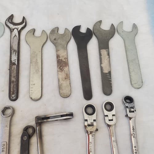 Lot of 20 Assorted Various Size Wrenches Tools LOT 356 - Thumbnail 9
