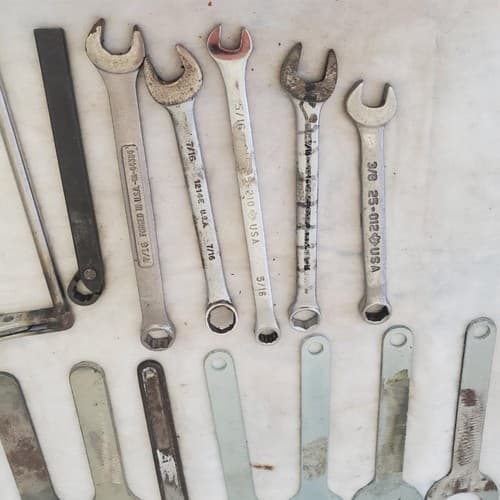 Lot of 20 Assorted Various Size Wrenches Tools LOT 356 - Thumbnail 11
