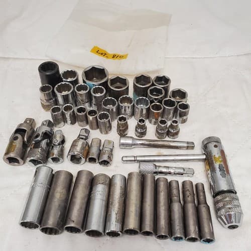 Lot of Assorted Proto Extension Socket Drive & Deep Socket Tools LOT-810 - Thumbnail 3