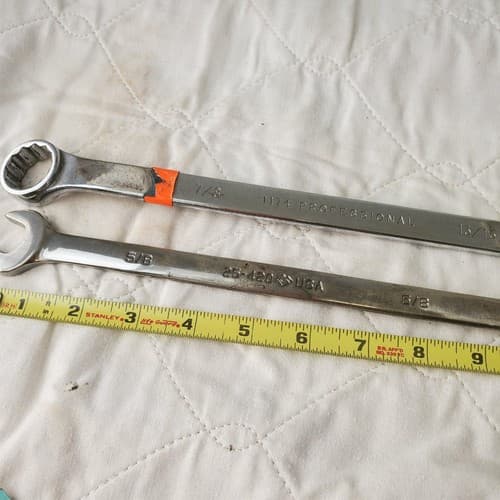 Set of 2 ARMSTRONG/PROTO Double-Ended Ring & Combination Wrench Tool LOT 301 - Thumbnail 4