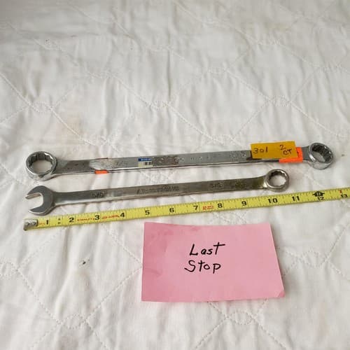 Set of 2 ARMSTRONG/PROTO Double-Ended Ring & Combination Wrench Tool LOT 301 - Thumbnail 7