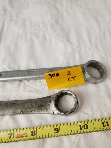 Set of 2 KAL USA Double-Ended Ring Wrench & Combination Wrench Tool LOT 300 - Thumbnail 2