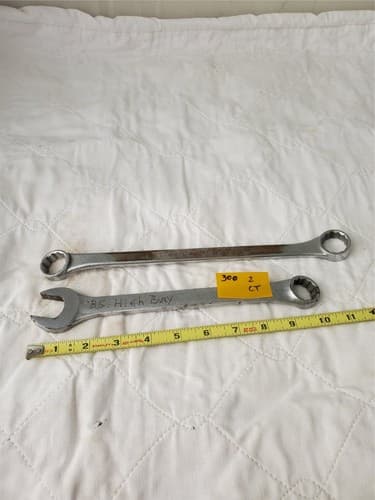 Set of 2 KAL USA Double-Ended Ring Wrench & Combination Wrench Tool LOT 300 - Thumbnail 5