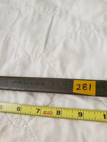PROTO Black 1232B Combination Wrench Tool LOT 281 - Thumbnail 2