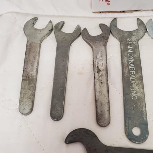 Lot of 13 Assorted Open End Spanner Wrenches Set LOT-805 - Thumbnail 4