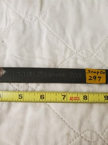 Snap-On Black 3/16 - 7/8 GXB2628A Double-Ended Ring Wrench Tool LOT 297 - Thumbnail 4