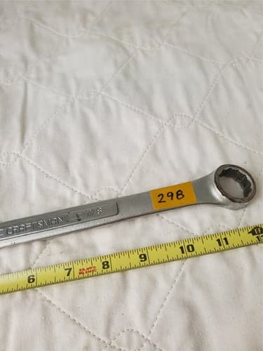 CRAFTSMAN 3/4 - 7/8 V43928 Double-Ended Ring Wrench Tool LOT 298 - Image 1