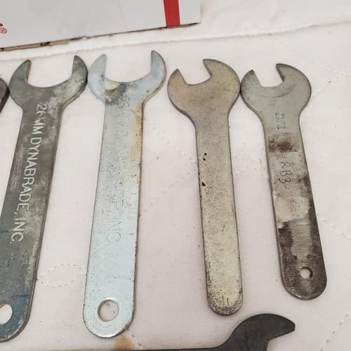 Lot of 13 Assorted Open End Spanner Wrenches Set LOT-805 - Thumbnail 5