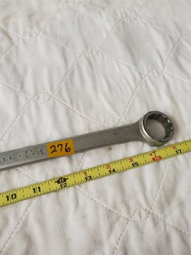 PROTO 1 1/8 - 1 1/16 No.1150 Double-Ended Ring Wrench Tool LOT 276 - Thumbnail 2