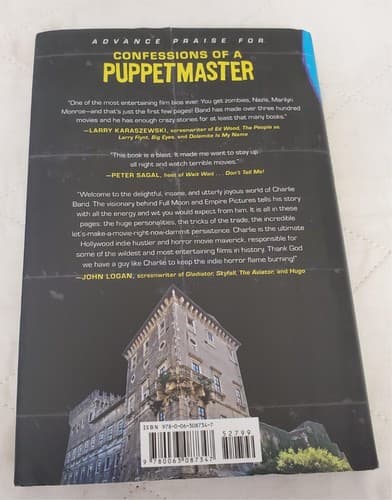 Confessions of A Puppet Master by Charles Band with Adam Felber Book - Thumbnail 3