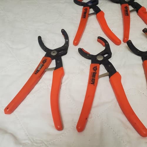 Lot of 5 ROBO Oil Filter Wrench Pliers LOT-196 - Thumbnail 4